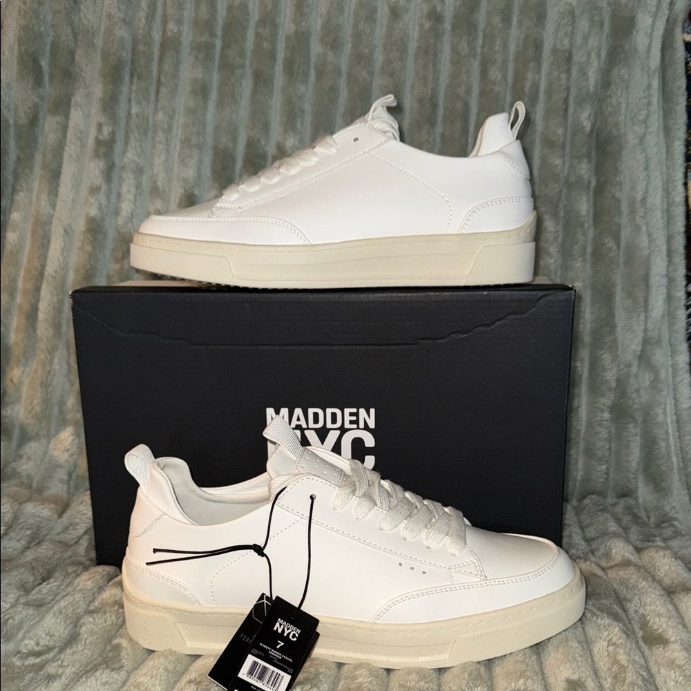 NWB! Madden NYC White Sneakers